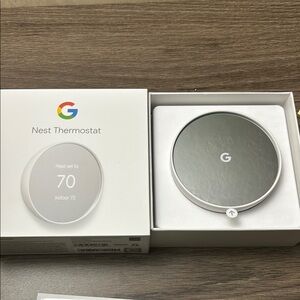 Google Nest Thermostat - Silver